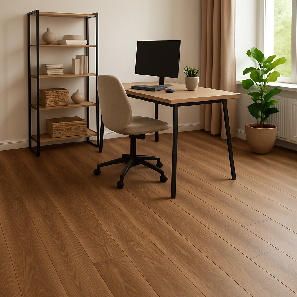 Suelo vinílico NPFloors 468B PVC Dry Back Nogal 3mm