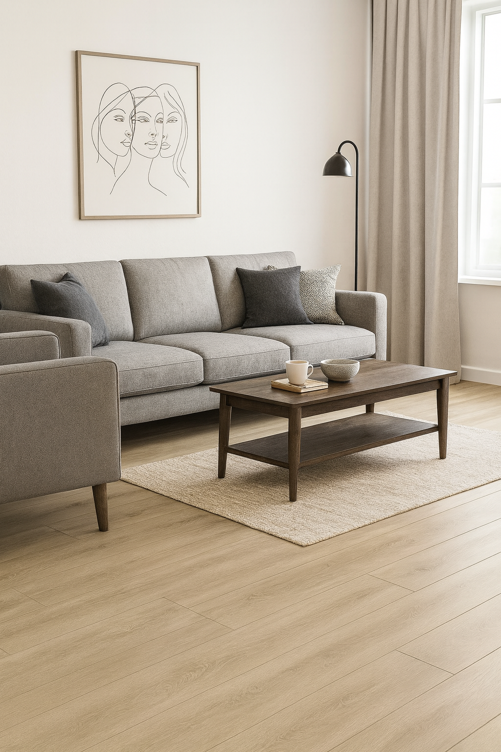 Suelo vinílico NPFloors SPC Click Eucalipto 4mm + 1mm IXPE